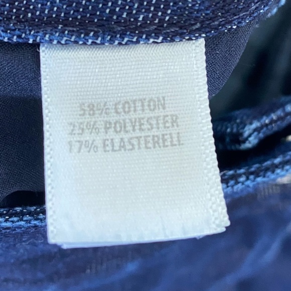 St.John denim patchwork high waisted jeans size 14 - Picture 7 of 14